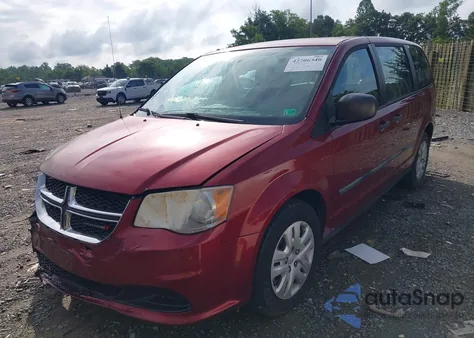 2014 Dodge Grand Caravan Se from USA, damaged, VIN 2C4RDGBG1ER338499